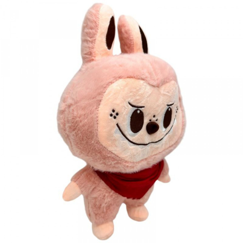 Labubu de plus mare cu urechi lungi si expresie amuzanta – jucarie moale pentru copii, 36 cm, BaoBao [2]