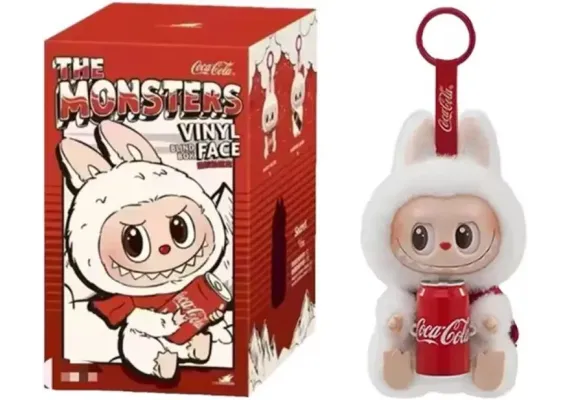 Jucarii de plus - Labubu plus 18cm – Model Premium editie Limitata tip Blind box The Monters vinyl face, design de iarna super cute
