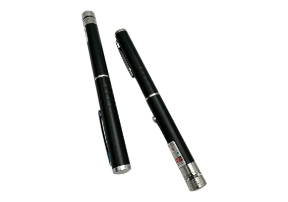 Baieti - Laser tip stilou aluminiu cu raza verde – Pointer compact si elegant pentru prezentari si semnalizare, 
