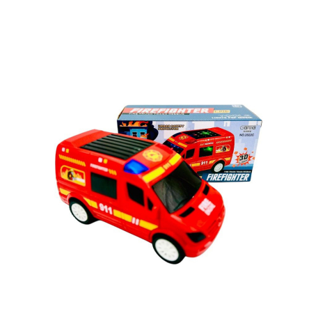 Masinute si vehicule - Masinuta de pompieri tip Duba, cu sunete si lumini, 19×9.5×8.5cm, +3ani,  
