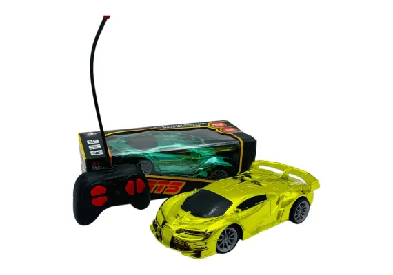 Jucarii, Copii & Bebe - Masinuta RC Sport Chrome, Scara 1:20, 27 MHz, Design Metalizat 