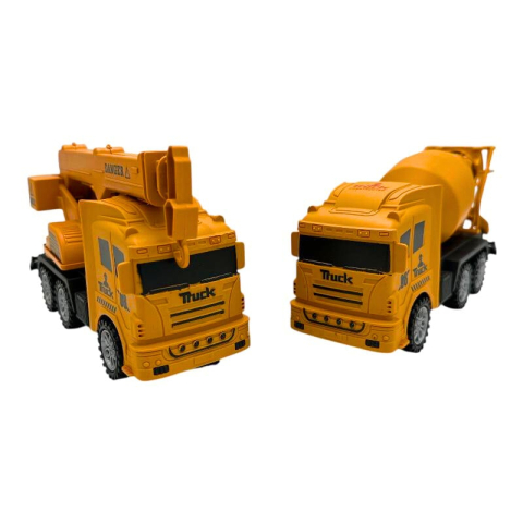 Masinute jucarie santier – set colorat din plastic, vehicule de jucarie, Calitate Superioara,  [4]
