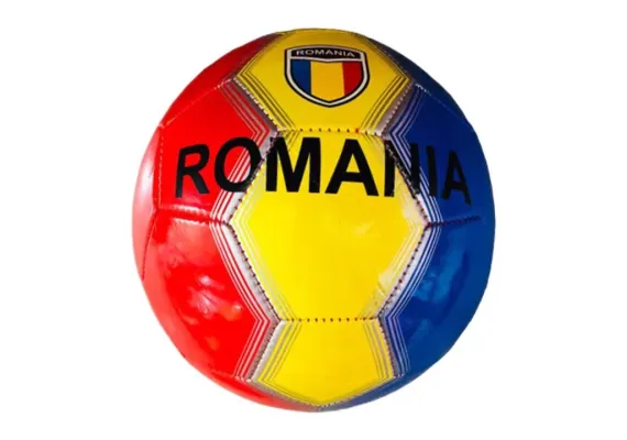 Baieti - Minge de fotbal multicolor, 
