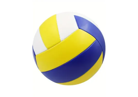 Baieti - Minge volei pvc, usoara, cusaturi, multicolor, 