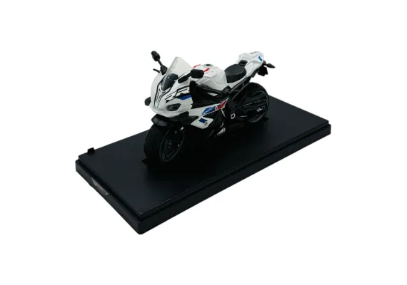 Masinute si vehicule - Motocicletă Metalică 1:14 cu Cutie de Expunere – Modele și Culori Variate, 18×9.5×7.5cm 