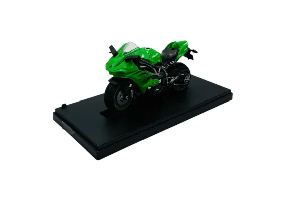 Masinute si vehicule - Motocicletă Metalică 1:14 cu Cutie de Expunere – Modele și Culori Variate, 18×9.5×7.5cm 