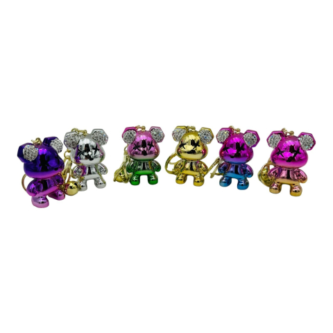 Pachet Avantajos – 60 Brelocuri Figurină Multicolore, Accesorii pentru Geantă/Chei, Modele Diverse,  [2]