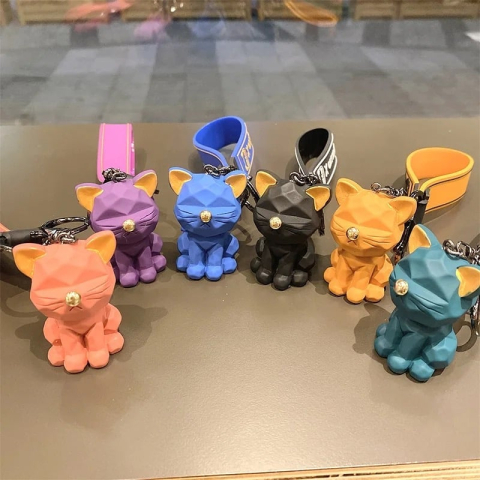 Pachet Avantajos – 60 Brelocuri Figurină Multicolore, Accesorii pentru Geantă/Chei, Modele Diverse,  [8]