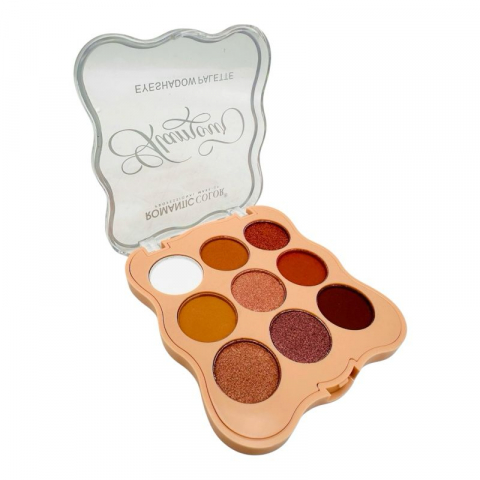 Truse si Accesorii Machiaj - Paletă Farduri de Pleoape – Romantic Color Glamour, 9 Culori Intense și Strălucitoare