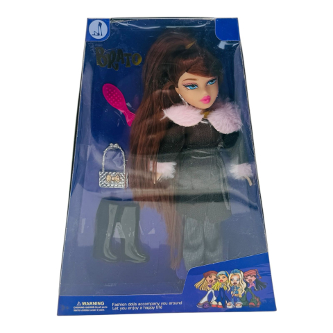 Papusa Fashion Diva Winter Glam cu Accesorii, Tinuta Eleganta si Blanita  [1]