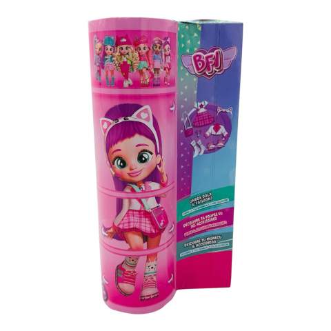Papusa Stilata cu Garderoba Glam si Accesorii Colorate  [2]