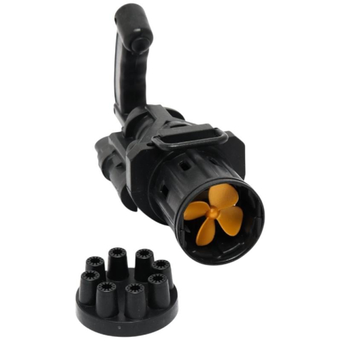 Pistol Baloane Copii Tip Mitraliera – Bubble Blaster Electric, aproximativ 14-15cm, 8 Tuburi, Varsta 3+,  [7]