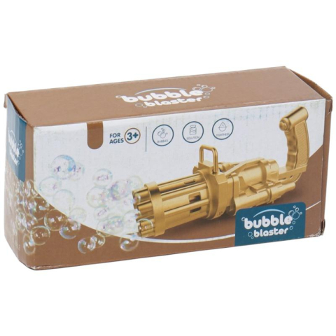 Pistol Baloane Copii Tip Mitraliera – Bubble Blaster Electric, aproximativ 14-15cm, 8 Tuburi, Varsta 3+,  [8]