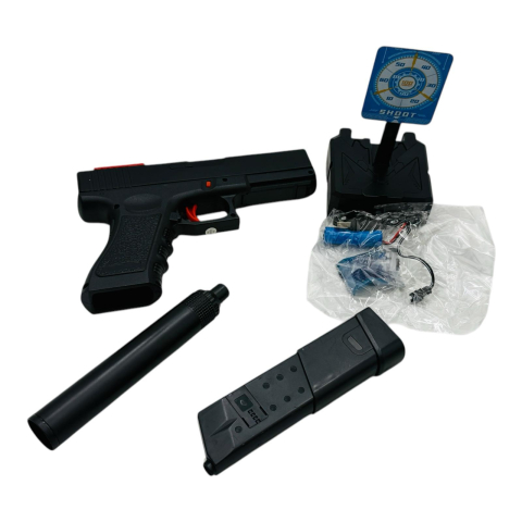 Pistol de Jucarie P18C cu Bile de Apa Moi, Amortizor si Acumulator - Design Realist  [3]
