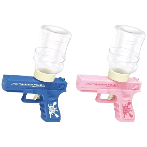 Pistol Electric cu Apa pentru Copii, Rezervor Mare, Incarcare USB, Raza 7-8m, Culori Combinate,  [3]