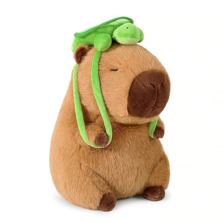 Plus Capibara cu Rucsac Broscuta –   By Alex Store [2]
