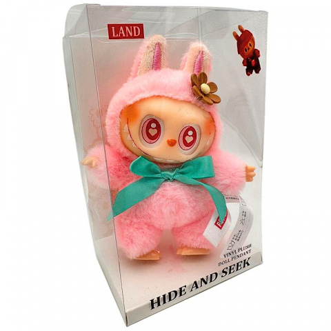 Jucarii de plus - Plus Labubu TheMonsters in Cutie – Editie Hide and Seek – Jucarie de Colectie 18cm – BaoBao