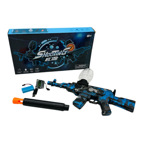 Pusca de Jucarie Shooting Elite cu Bile de Apa Moi si Acumulator - 40 cm, Design Modern  [2]