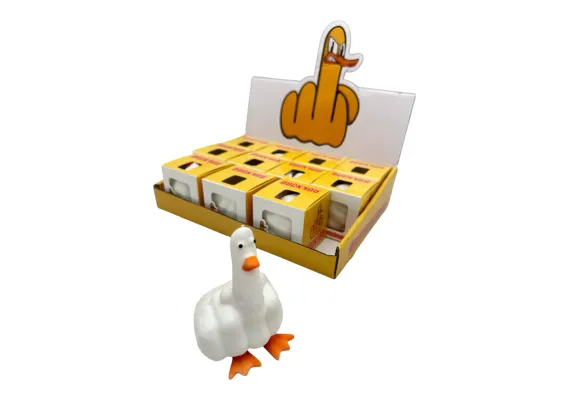 Jucarii Antistres Squishy - Ratusca furioasa modelabila – jucarie antistres moale si amuzanta pentru copii si adulti, 