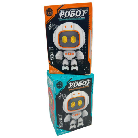Robotel interactiv 14 cm – canta, lumineaza, corp flexibil, culori combinate – jucarie inteligenta pentru copii,  [7]