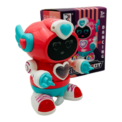 Rock Robot Fetita cu Sunete si Lumini - Distractie si Dans pentru Copii, 15.5×12cm  [2]