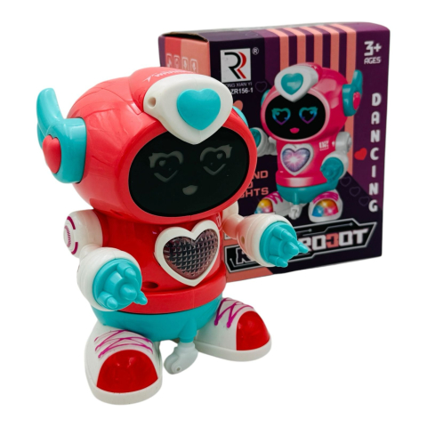 Rock Robot Fetita cu Sunete si Lumini - Distractie si Dans pentru Copii, 15.5×12cm  [1]