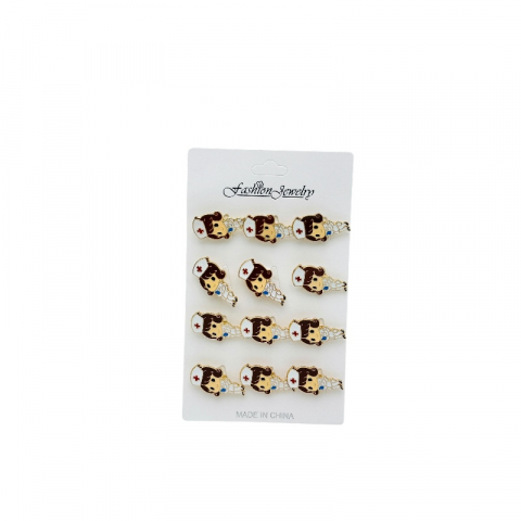Martisoare - Set 12 brose Martisor, Asistenta simpatica, editie 2025