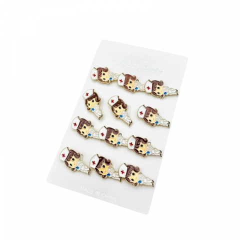 Set 12 brose Martisor, Asistenta simpatica, editie 2025 [2]