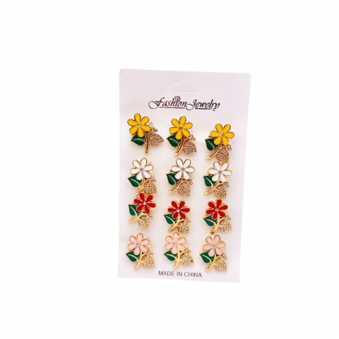 Set 12 brose Martisor, Floricele superbe diverse culori, editie 2025 [1]