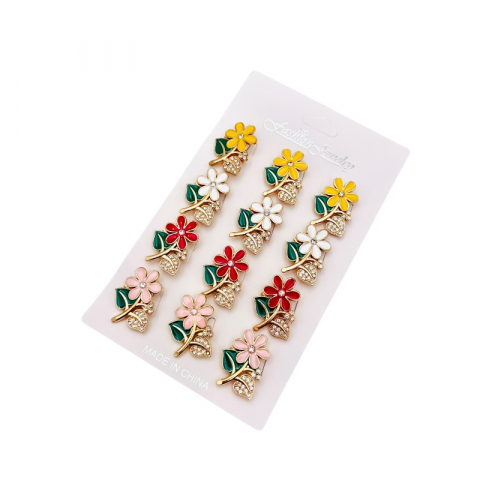 Set 12 brose Martisor, Floricele superbe diverse culori, editie 2025 [2]