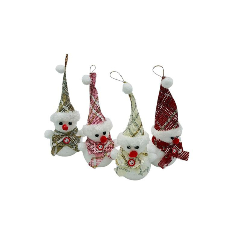 Set 12 decoratiuni Craciun oameni de zapada, culori mixte  16cm [1]