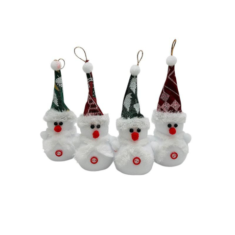 Set 12 decoratiuni Craciun oameni de zapada, culori mixte 17.5 cm [2]