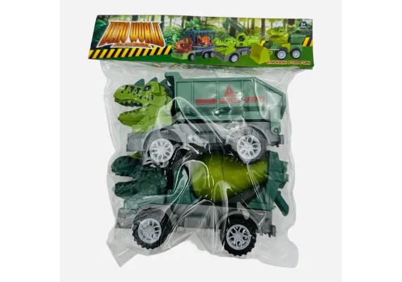 Jucarii, Copii & Bebe - Set 2 masinute Dino Truck, 26×22.5×7cm, +3ani,  