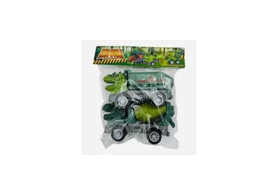 Baieti - Set 2 masinute dino truck 27×22.5cm, 