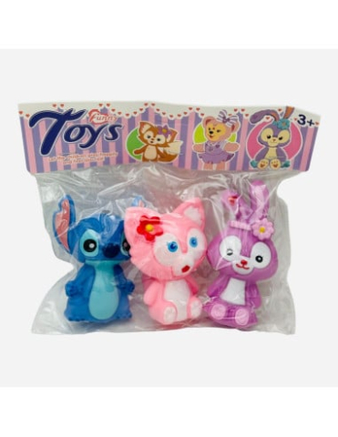 Set 3 jucarii chitaitoare pentru bebelusi si copii mici, 20×23cm, multicolor, +3ani,  [1]