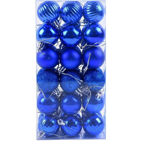 Set 36 globuri de Craciun pentru brad – 22x11x8cm [1]