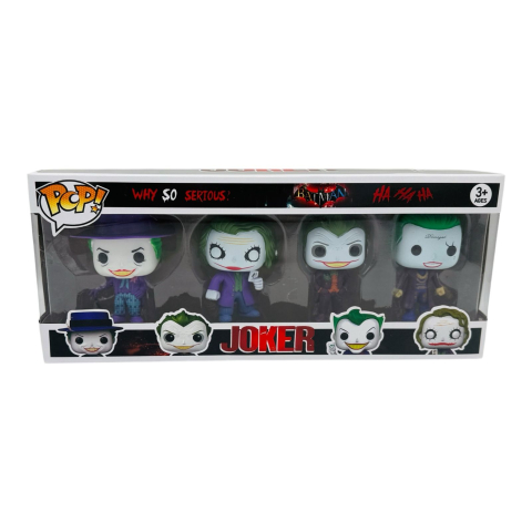 Set 4 Figurine Clovni Răufăcători cu Expresii Diferite, Multicolor, 37×15×7 cm, Jucării de Acțiune pentru Copii,  [2]