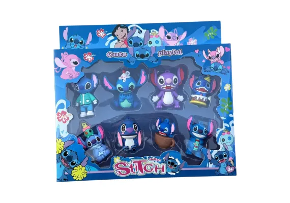 Jucarii, Copii & Bebe - Set 8 figurine din silicon, animalut dragalas, multicolor,  