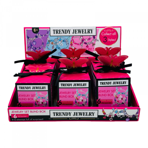 Jucarii, Copii & Bebe - Set creativ de bijuterii pentru fetite, multicolor, 8.5×8.5×8.5cm, +3ani,  
