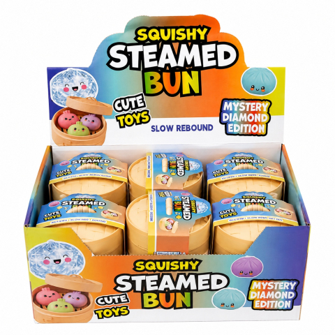 Set de 3 Squishy Galuscute Antistres Slow Rising 5cm, Culori Pastel Aleatorii [1]