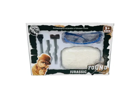 Jucarii educative si de creatie - Set Descoperire Arheologic, schelet Dinozaur, cu unelte, 31×20.5×6cm, +3ani,  