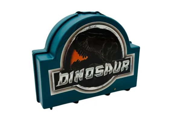 Jucarii, Copii & Bebe - Set Dinozauri cu Cutie Tematica - Figurine si Accesorii pentru Joaca Creativa 18×14cm 