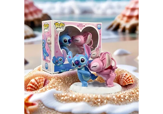 Baieti - Set figurine indragostite adorabile, roz si albastru, 