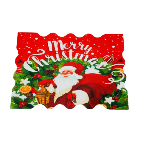 Naproane Craciun Merry Christmas cu Mos Craciun 1buc–  model festiv, 45x30 cm [1]