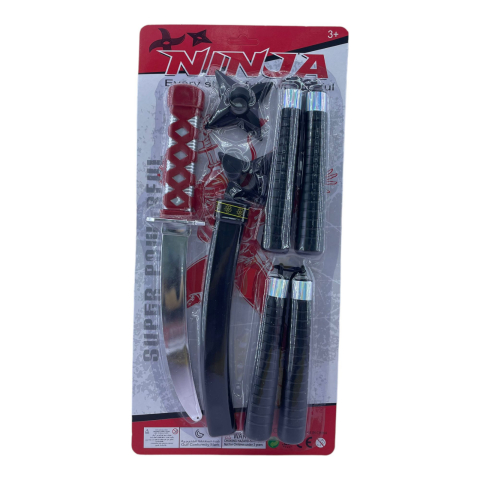 Set Ninja de jucarie, Super Powerfull, 46×22cm, +3ani,   [1]