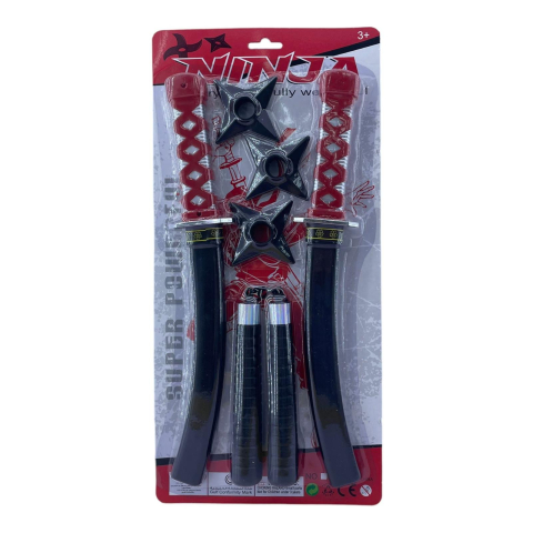 Set Ninja de jucarie, Super Powerfull, 46×22cm, +3ani,   [1]