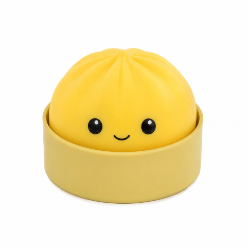 Jucarii antistres si senzoriale - Squishy Mini Dumpling Antistres pentru Copii - Jucărie Moale și Elastică Tip Dumpling
