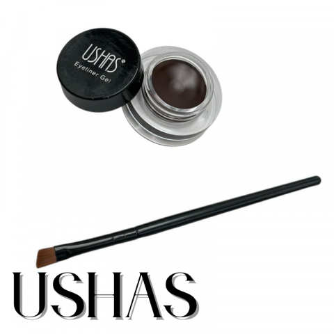 Tus de Ochi Maro USHAS cu Pensula – Eyeliner Gel Waterproof, 3.3g – Rezistent si Precizie, BaoBao [1]