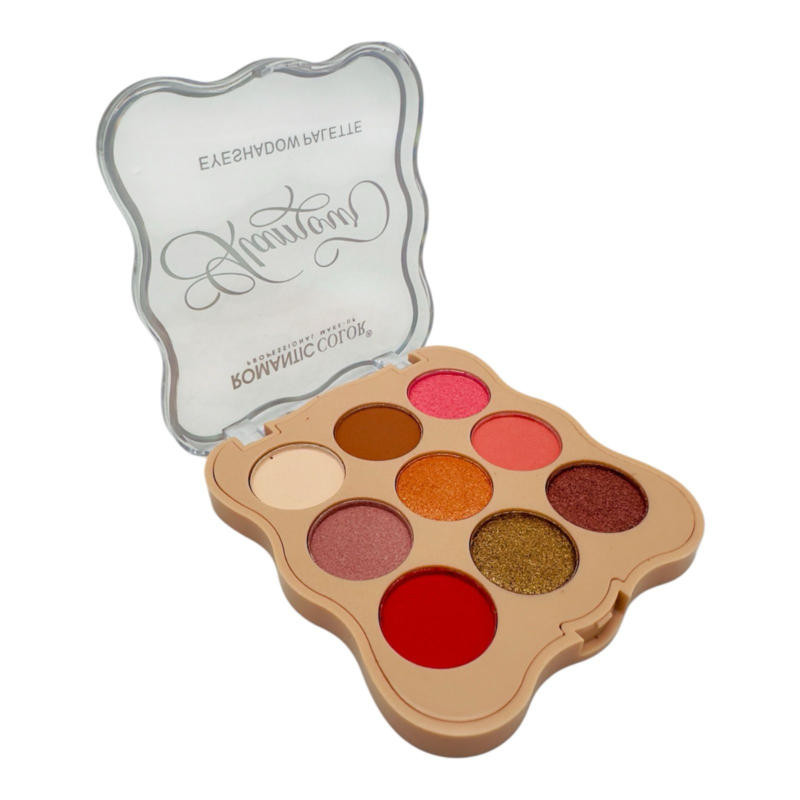 Paleta Farduri de Pleoape - Romantic Color Glamour, 9 Culori Intense si Stralucitoare A1-Chapter1