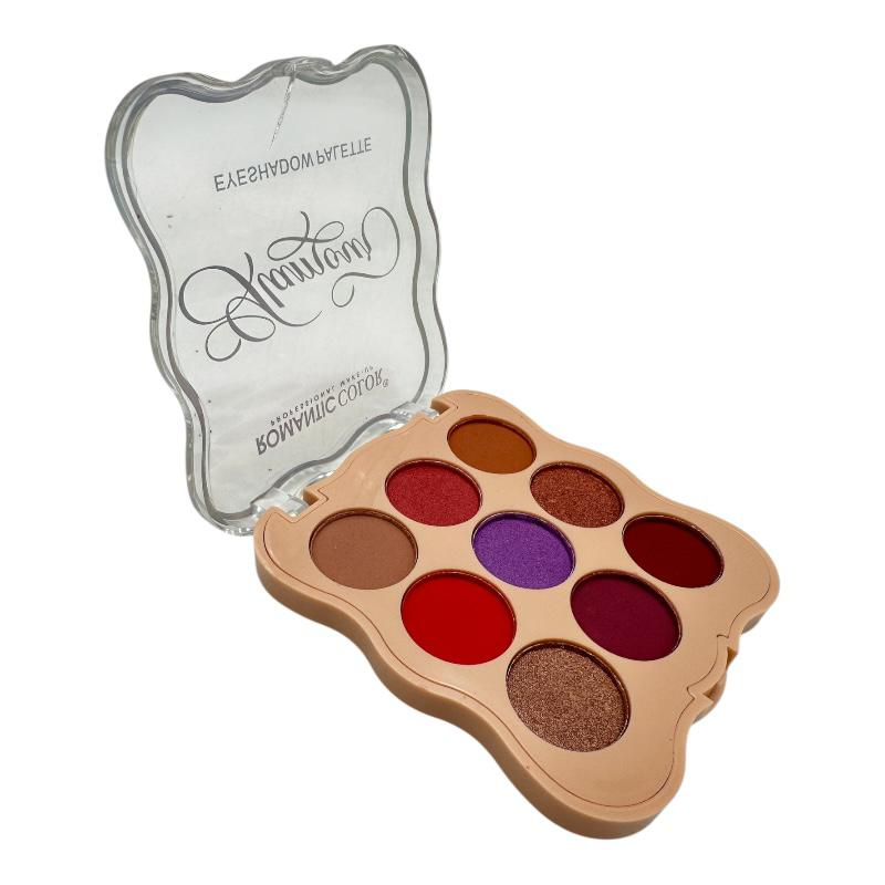 Paleta farduri ochi Romantic Color A3 - 9 culori intense, 7.5cm10g, BaoBao